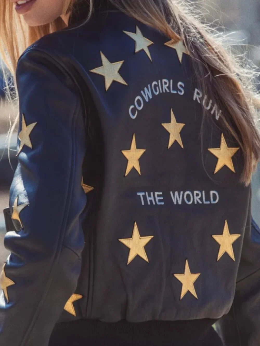 Cowgirls Rule the World Bomber Jacket - WESTERN and CO- Small- NEW WITH TAGS - Picture 4 of 4